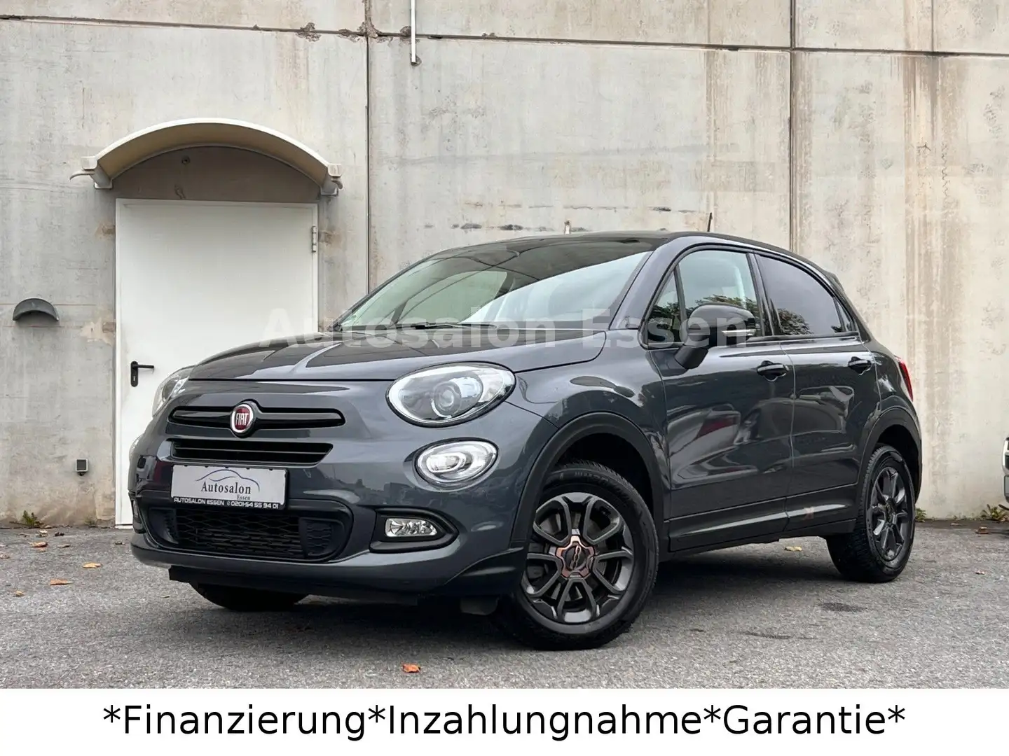 Fiat 500X S-Design City Look*Navi*Teilleder*1Hand* Grau - 1