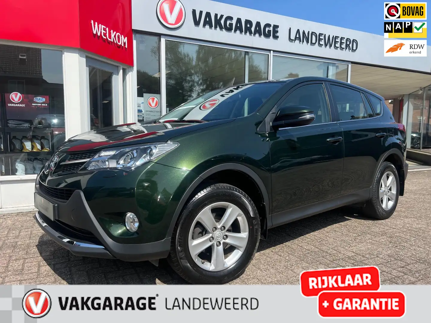 Toyota RAV 4 2.0 Executive 4WD, Trekhaak, Navi, Cruise, 1e eige Zelená - 1