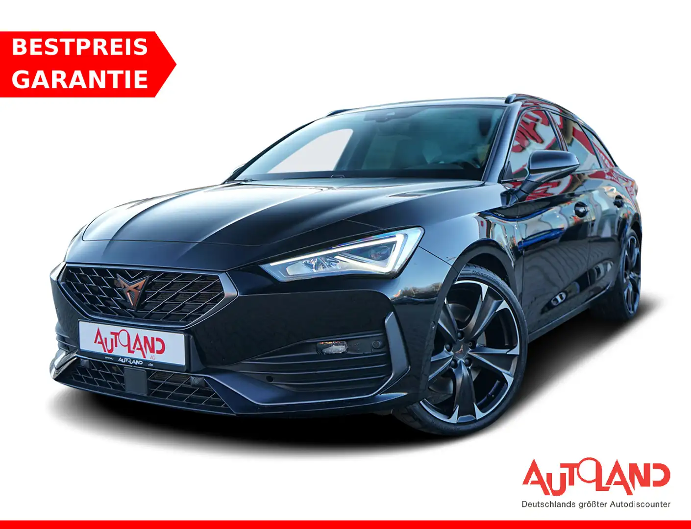 CUPRA Leon ST 2.0 TSI VZ 4Drive LED Navi Kamera PDC Schwarz - 1