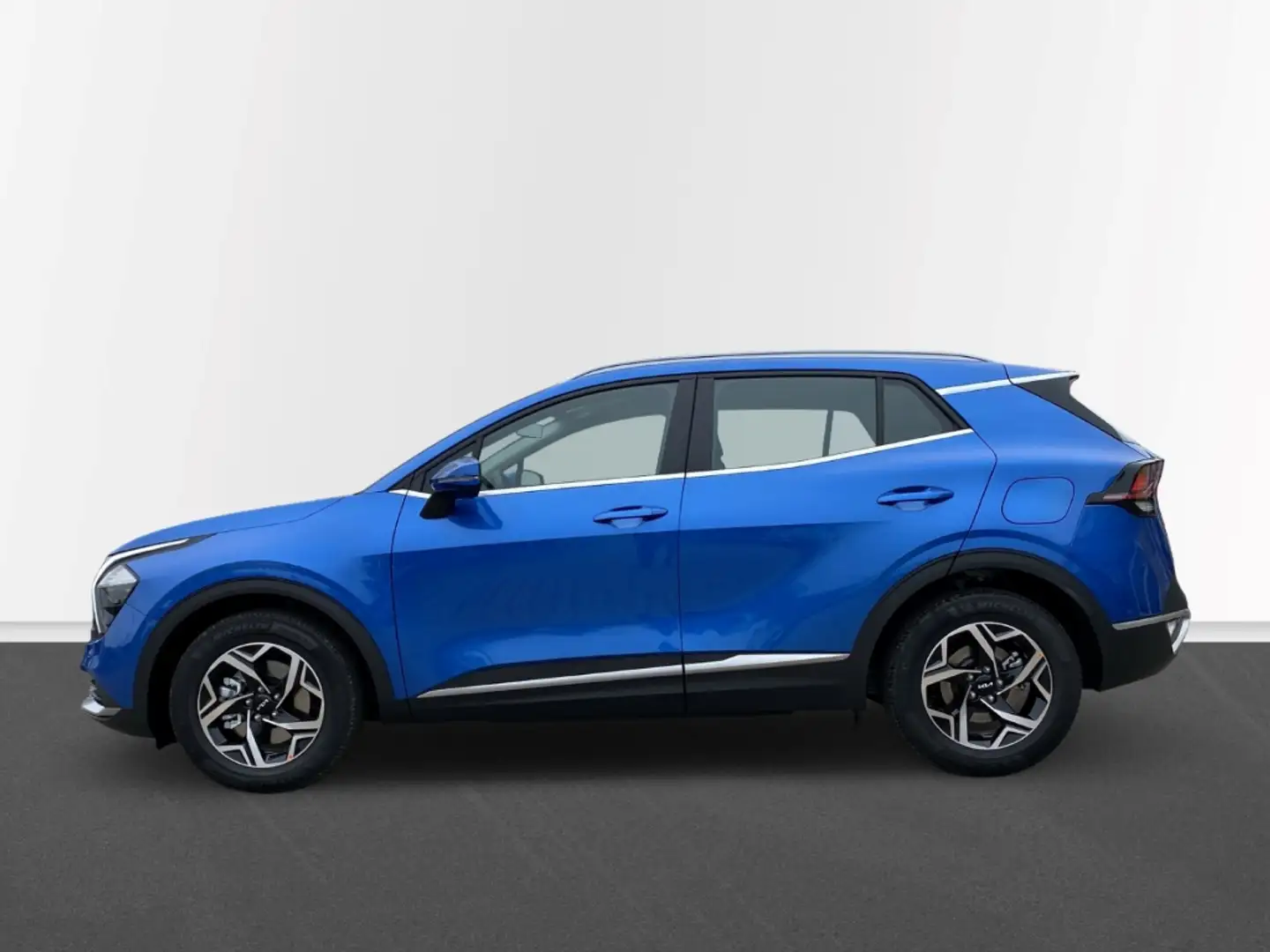 Kia Sportage Silver 4x4 DCT Navi LED Klimaaut. SHZ LHZ Rü.CAM P Blau - 2