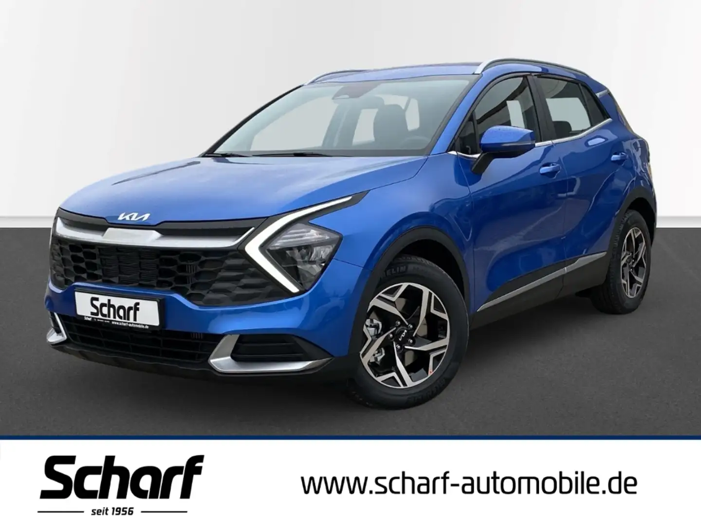 Kia Sportage Silver 4x4 DCT Navi LED Klimaaut. SHZ LHZ Rü.CAM P Blau - 1
