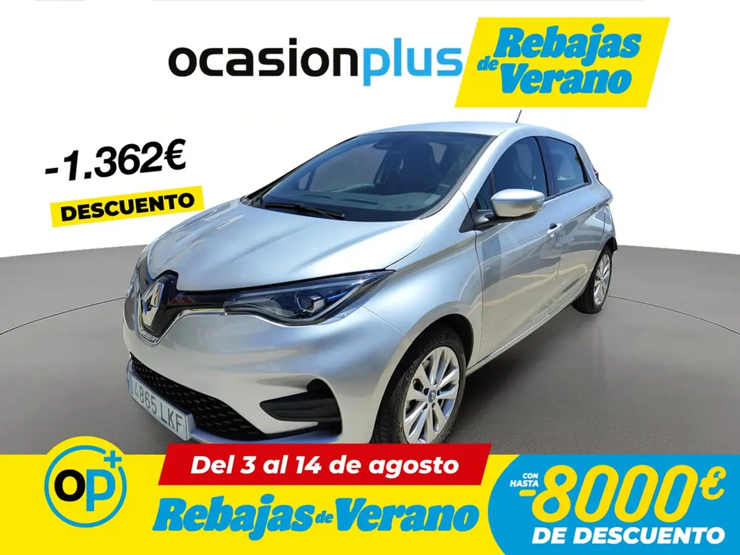 Renault ZOE Intens 50 R110 80kW Gris - 1