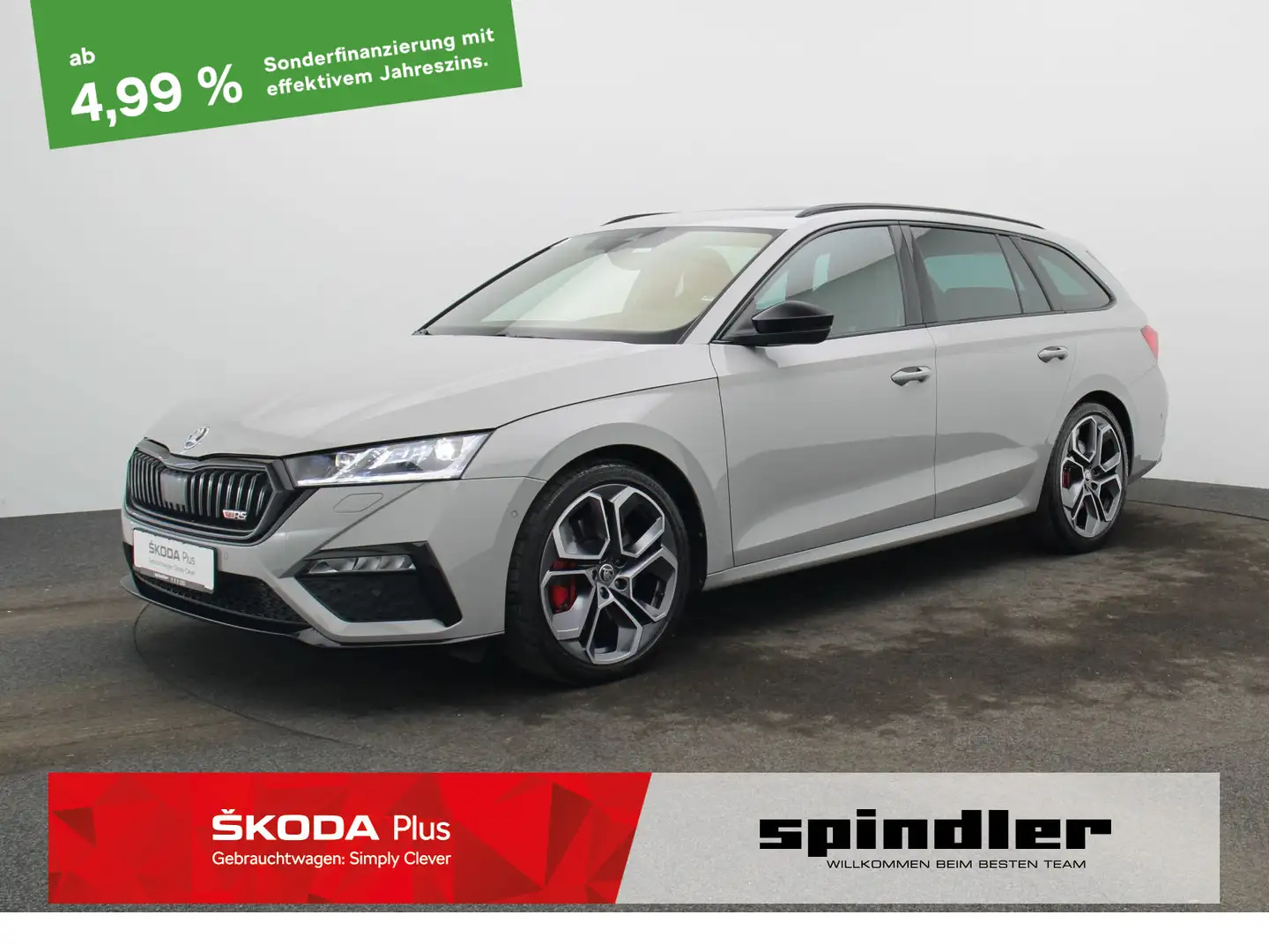 Skoda Octavia Combi RS 2.0 TSI DSG / Matrix, ACC, AHK Gris - 1