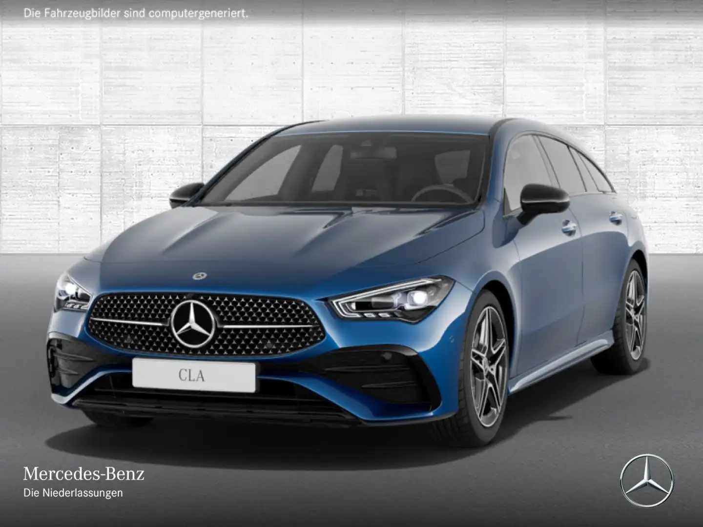 Mercedes-Benz CLA 200 AMG+NIGHT+360°+MULTIBEAM+TOTW+KEYLESS+7G Blau - 2
