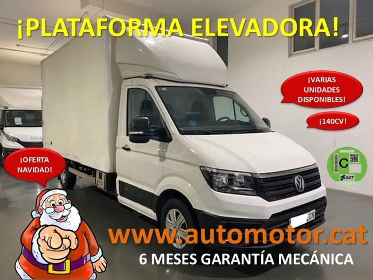 Volkswagen Crafter Ch. Cb. 2.0TDI SCR RWD 35 BL L4 103kW Білий - 1
