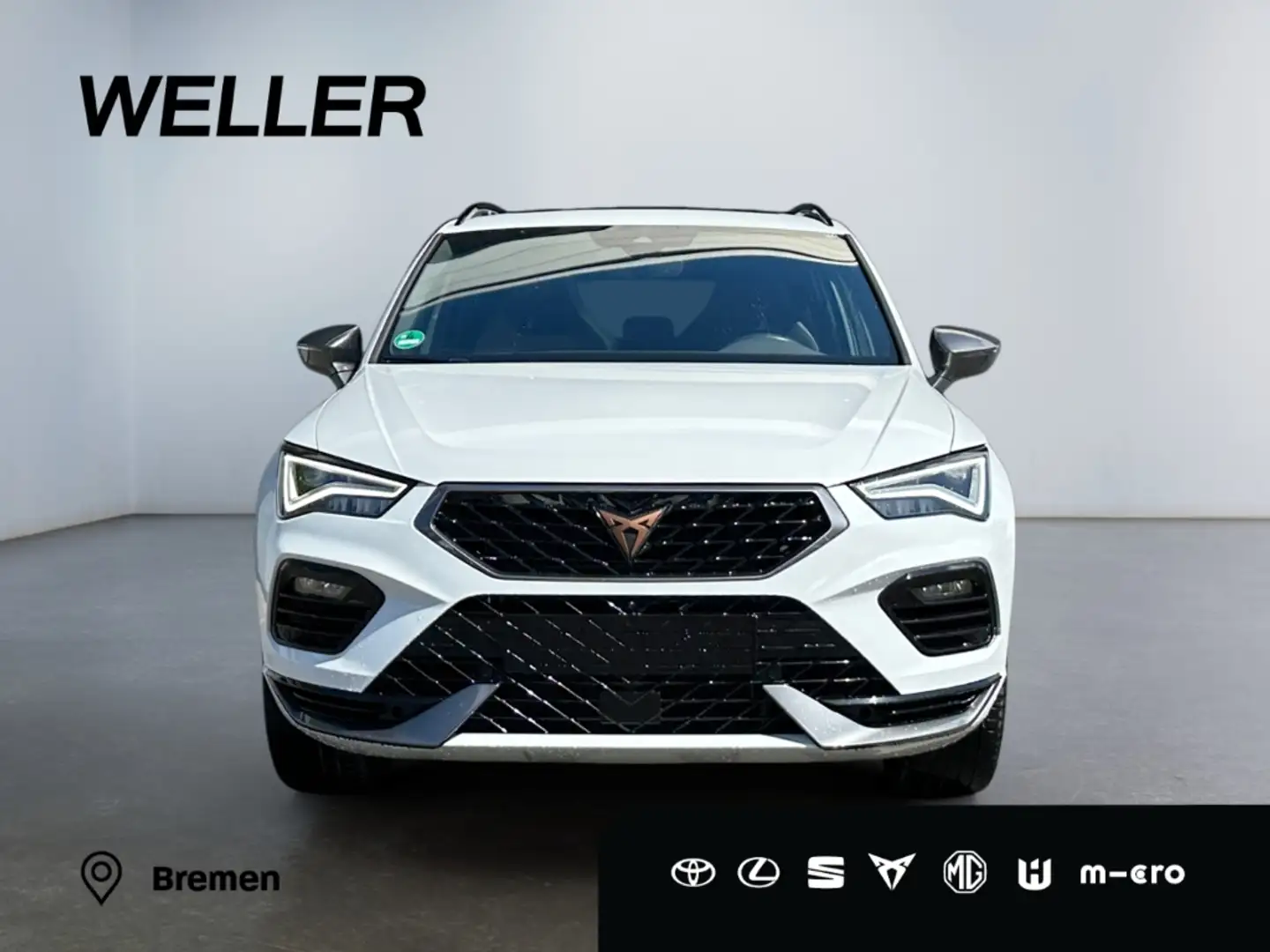 CUPRA Ateca 2.0 TSI 4Drive *AHK*360°*Pano*Beats*ACC*el Heckkla Weiß - 2