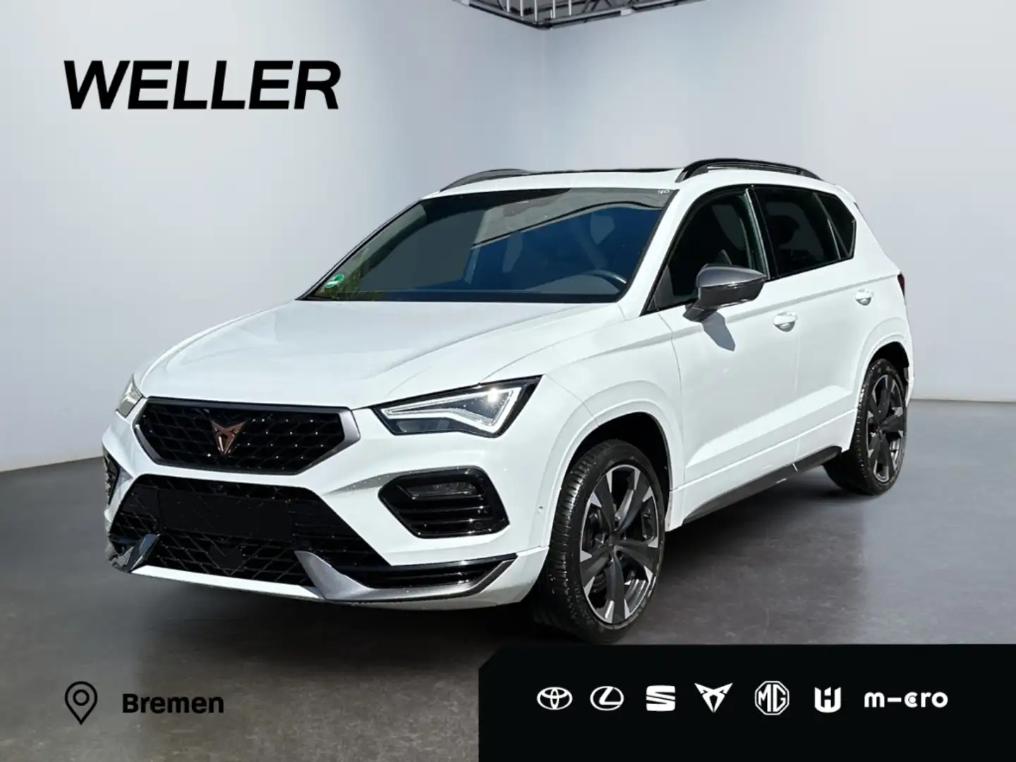 CUPRA Ateca 2.0 TSI 4Drive *AHK*360°*Pano*Beats*ACC*el Heckkla Weiß - 1