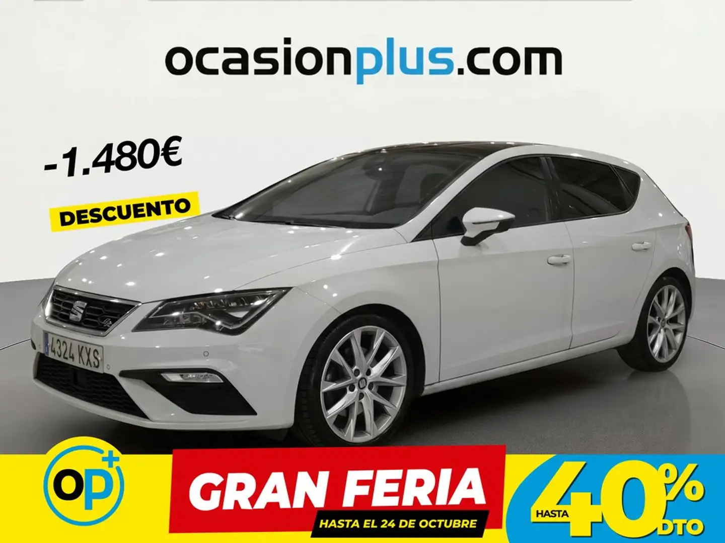 SEAT Leon 1.5 EcoTSI S&S DSG7 FR 150 Blanco - 1