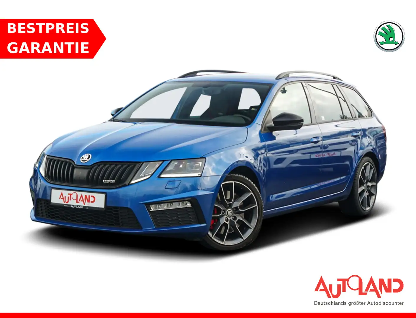 Skoda Octavia Combi 2.0 RS LED Navi Kamera ACC Keyless Kék - 1