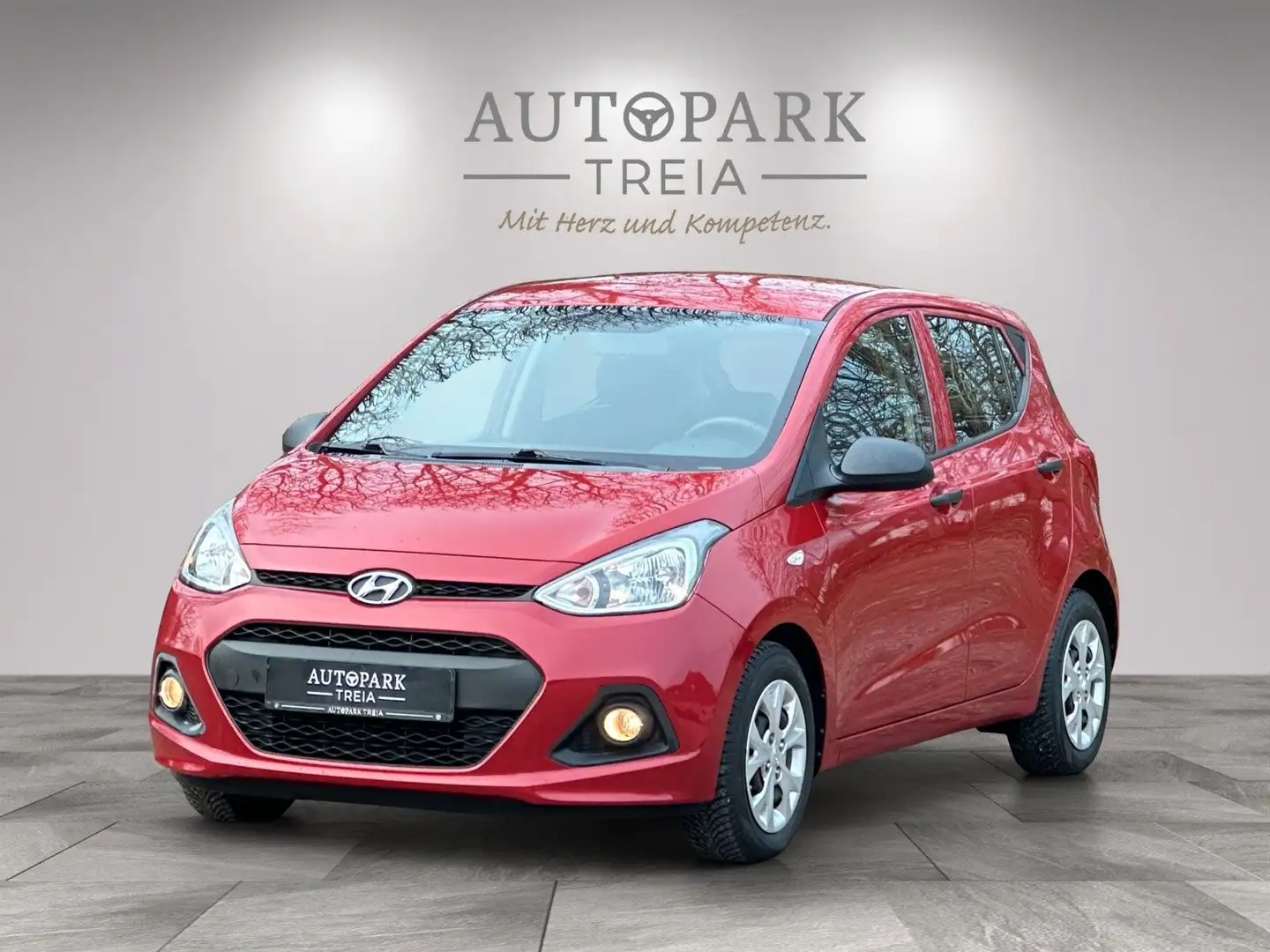 Hyundai i10 Classic (TÜV-KLIMA-AUX-WENIG KM) Rot - 1