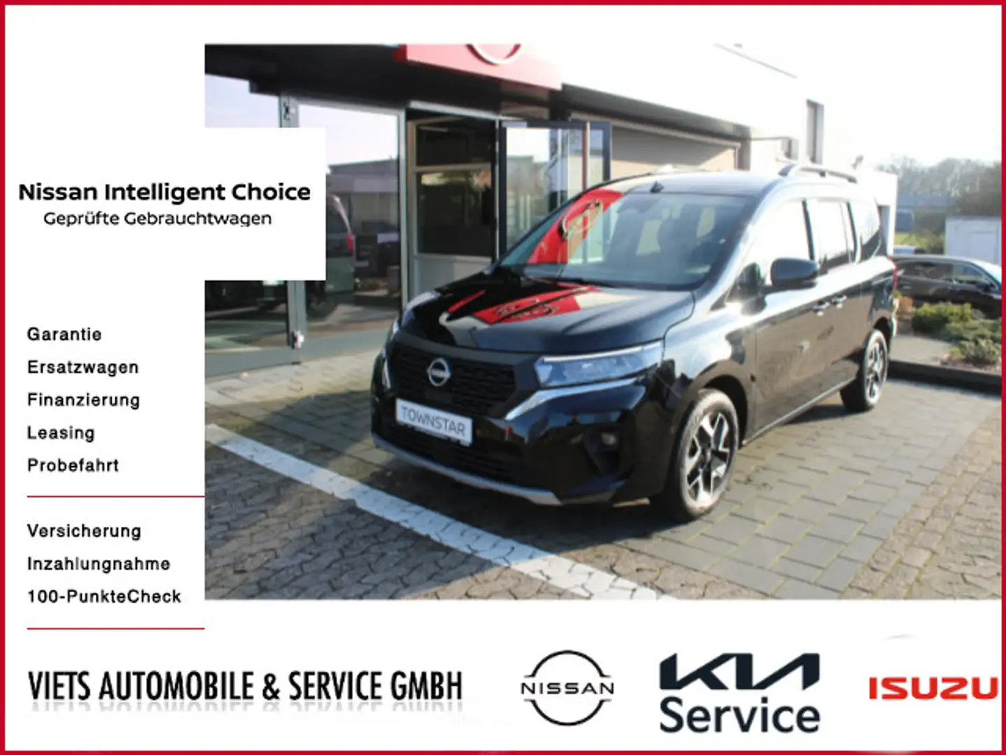 Nissan Townstar Kombi L1 1.3 DIG-T 130 Tekna Automatik Schwarz - 1