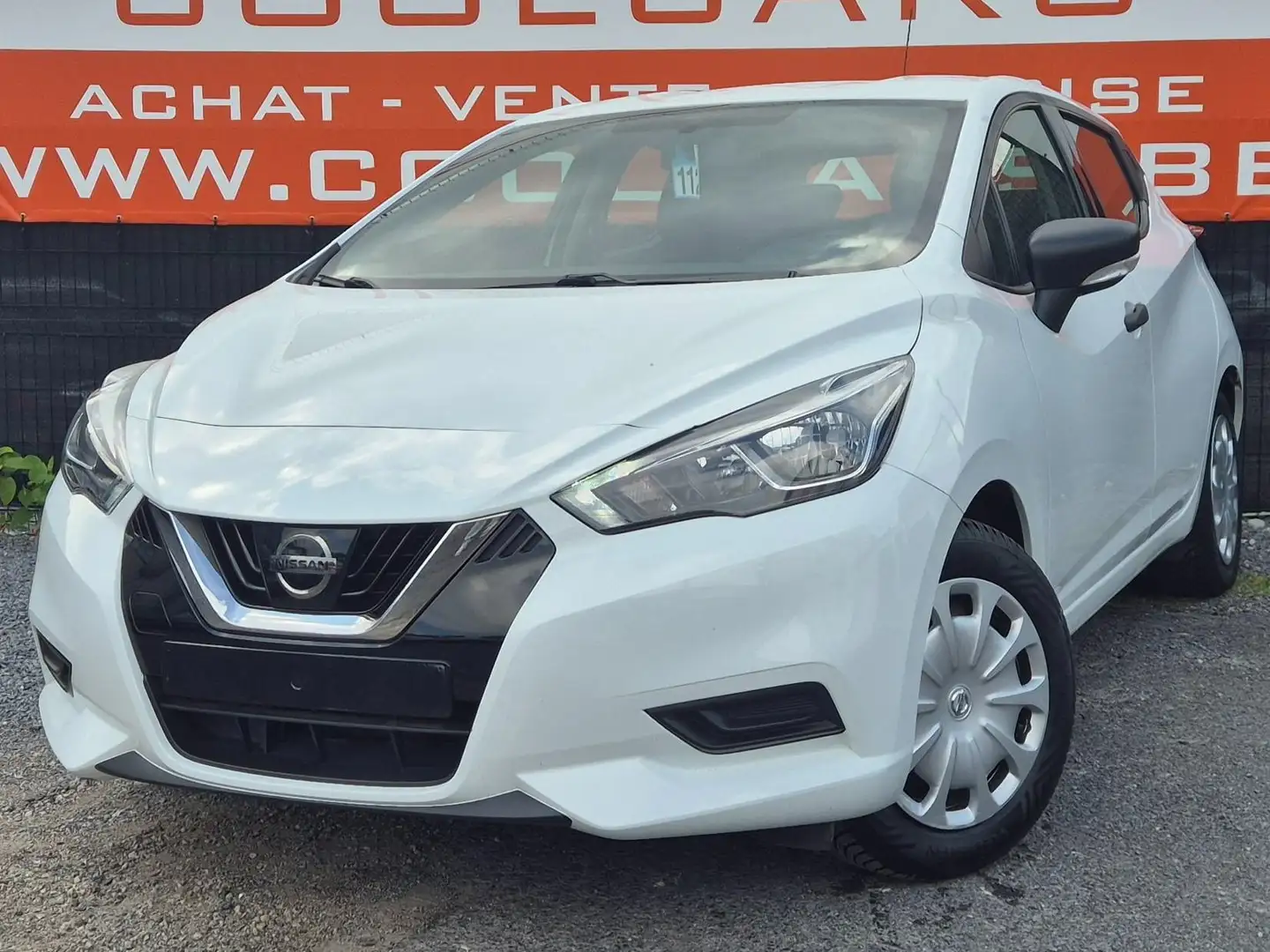 Nissan Micra 1.0i -EU6b-GARANTIE 1AN-CLIM-BUETOOTH-CRUISCONTROL Blanc - 1