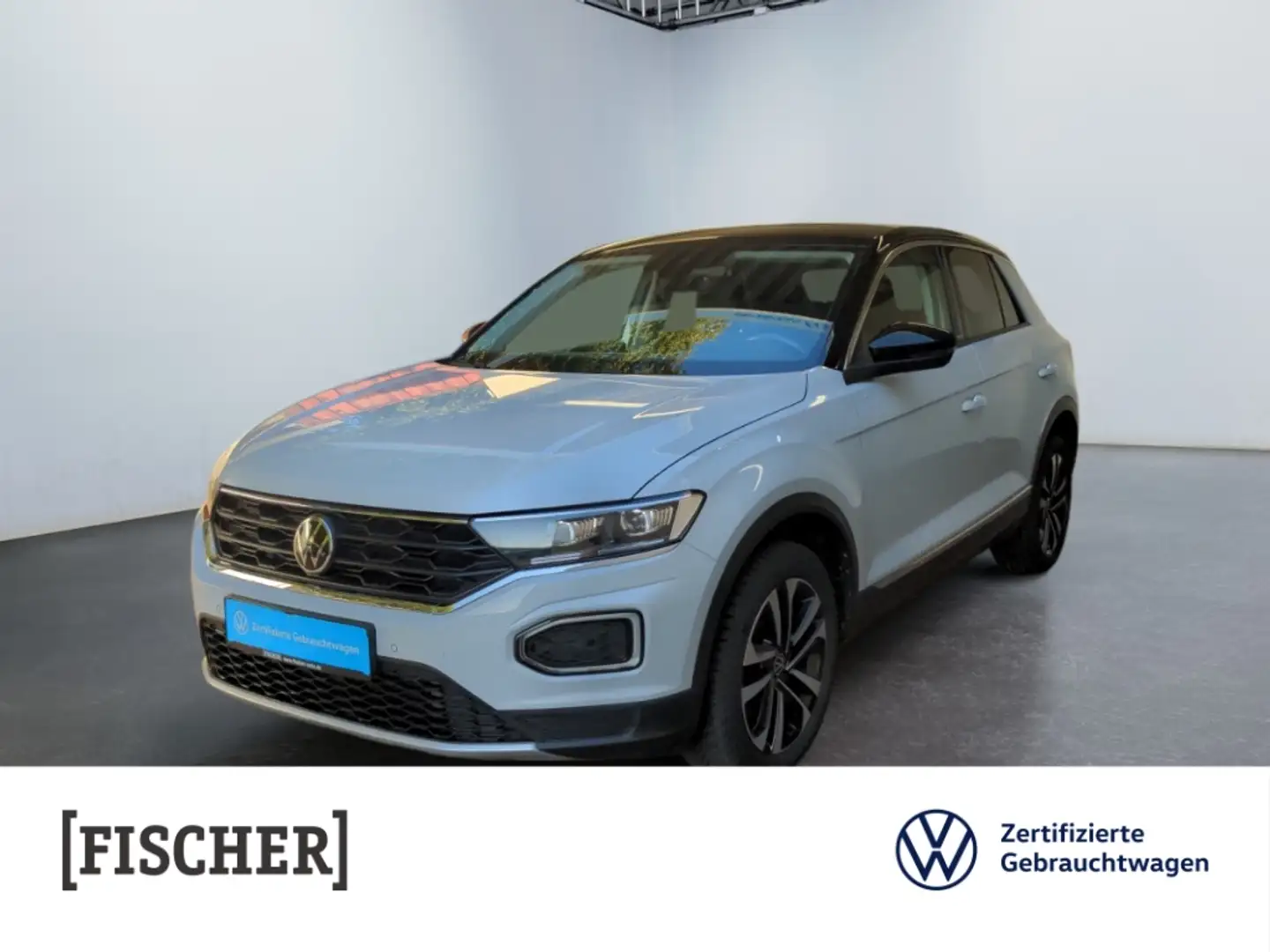 Volkswagen T-Roc 2.0TDI DSG United LED Navi Rear View ACC PDC Silber - 1