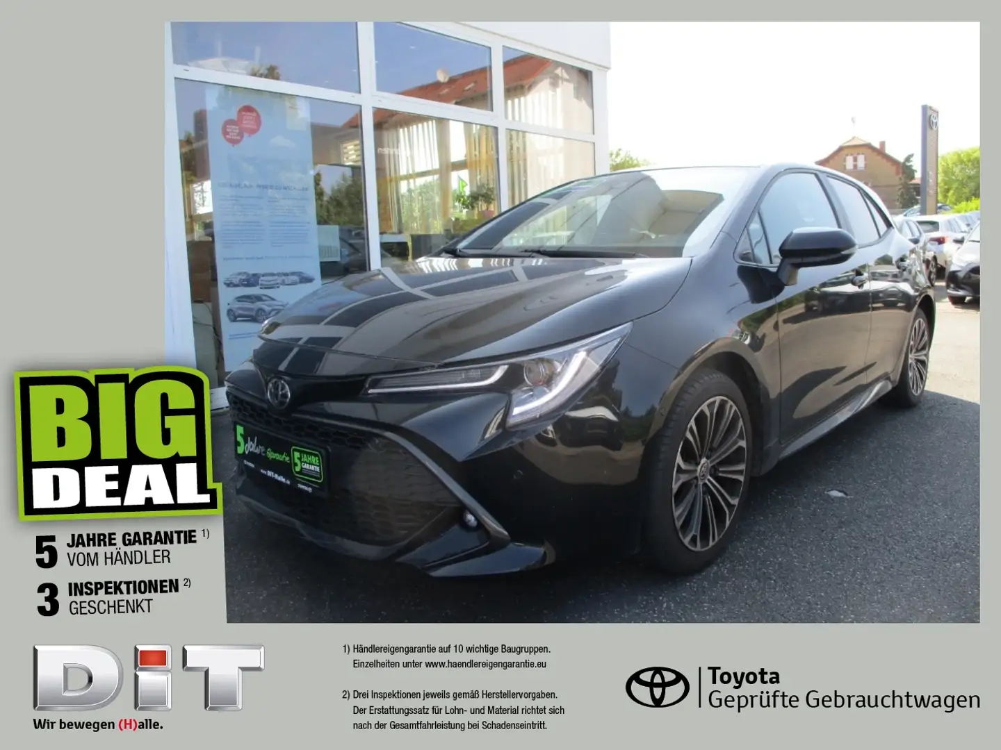 Toyota Corolla 1.2T Team D Klima Kamera Sitzhzg Schwarz - 1