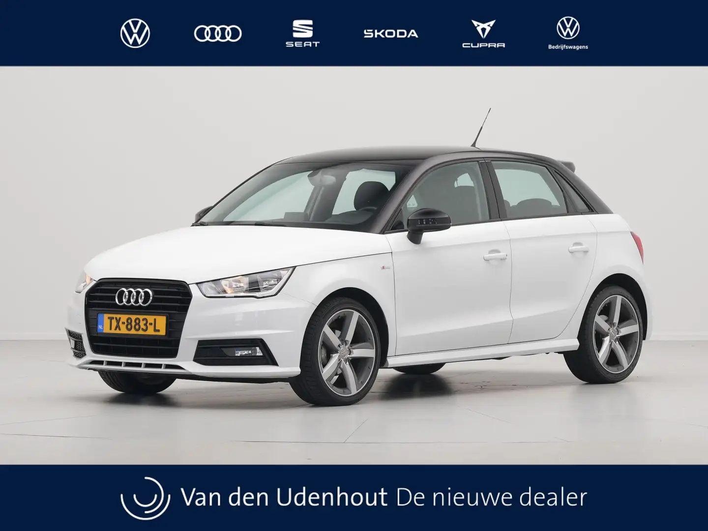 Audi A1 Sportback 1.0 TFSI Advance Sport Cruise Navigatie Blanc - 1