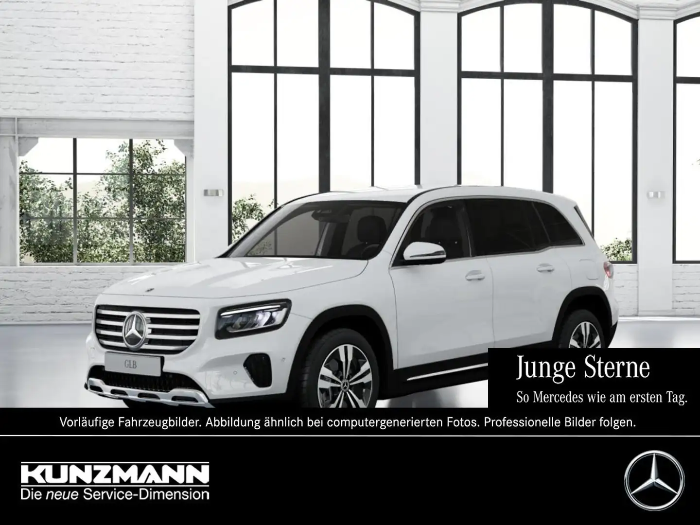 Mercedes-Benz GLB 220 d 4M Progressive MBUX Navi-Prem. Kamera Weiß - 1