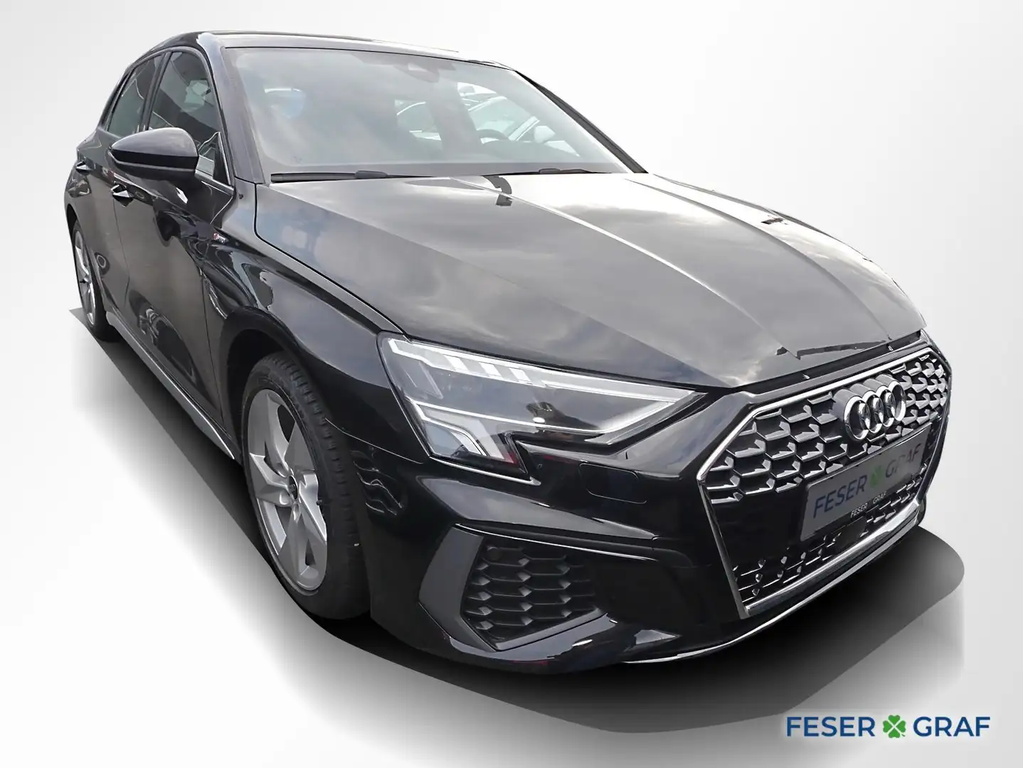 Audi A3 35 TFSI 2x S line AHK LED Navi RüKa Schwarz - 2