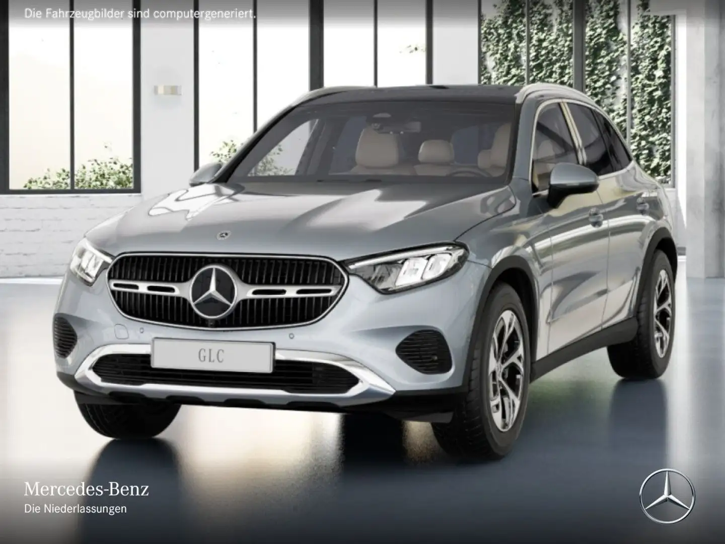 Mercedes-Benz GLC 400 e 4M AVANTG+PANO+LED+KAMERA+TOTW+KEYLESS Silber - 2