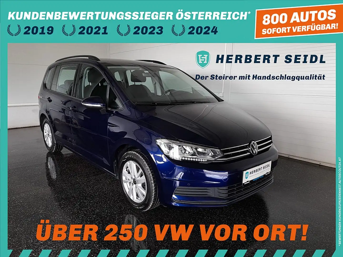 Volkswagen Touran CL 2,0 TDI  DSG *LED / NAVI / ACC / SPORT MASSA... Blau - 1