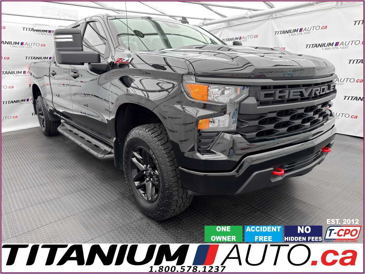 2023 Chevrolet Silverado 1500 Trail Boss Z71 V8 Crew Cab 4X4-Tow PKG-Apple CarPl