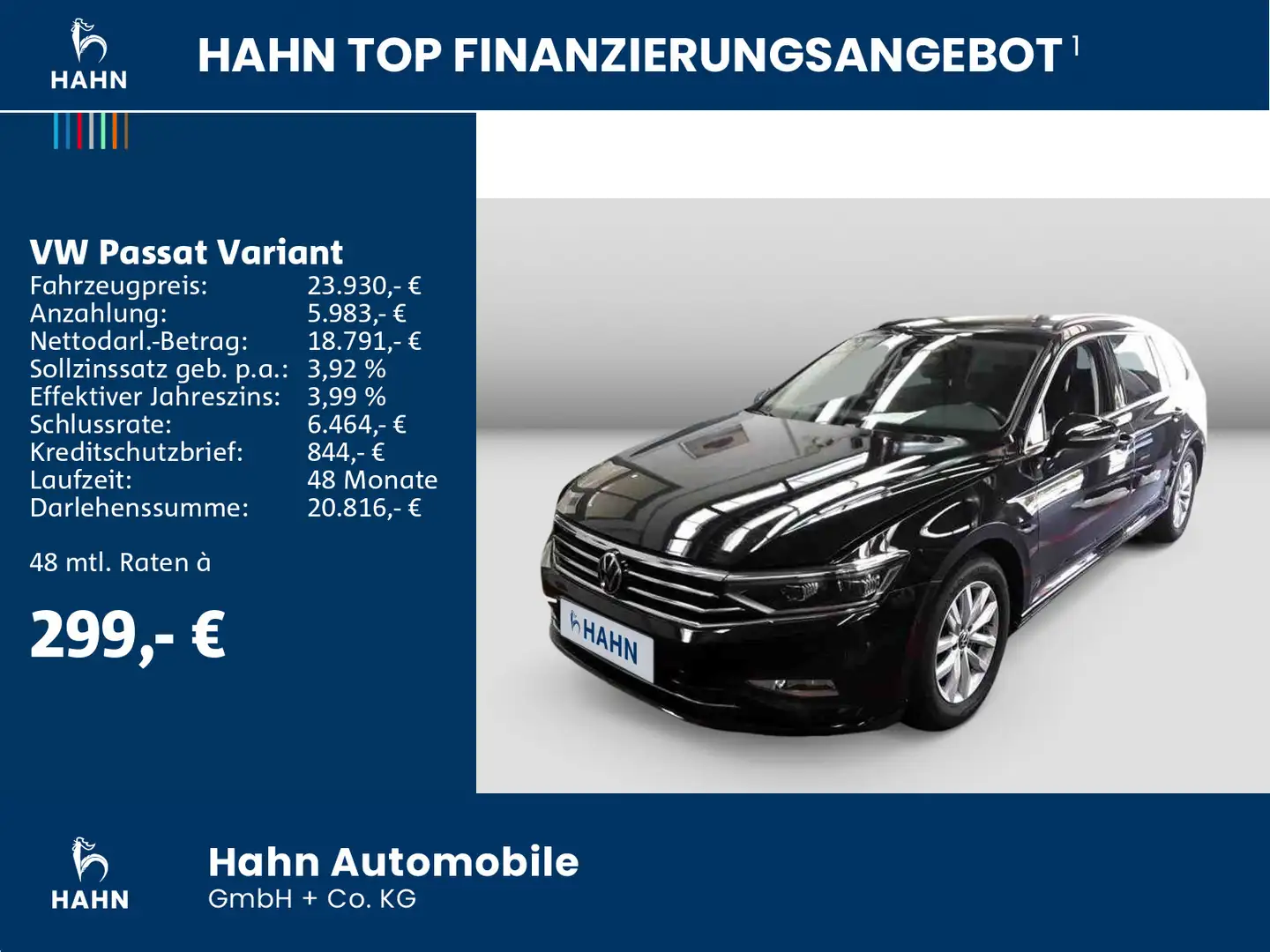 Volkswagen Passat Variant 2.0 TDI DSG Business Navi CAM ACC Zwart - 2