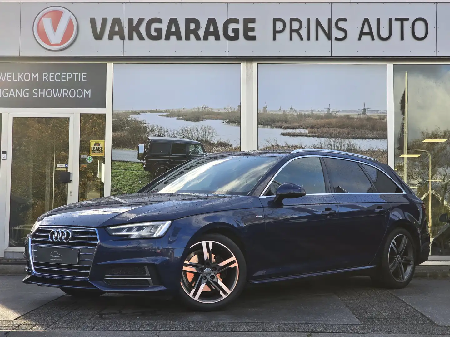 Audi A4 Avant 1.4 TFSI Sport S line black edition |VIRTUAL Blauw - 1