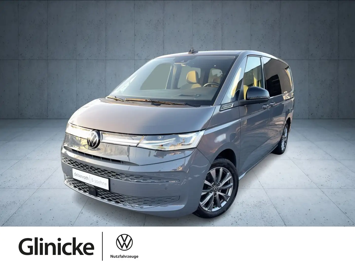 Volkswagen T7 Multivan Energetic lang eHybrid AHK/360/HuD/ACC/ Gris - 1