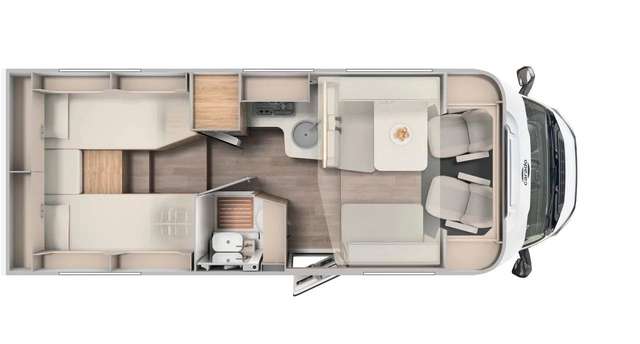 Carado T448, Hubbett*Solar*Wechselr.*Markise*Kamera