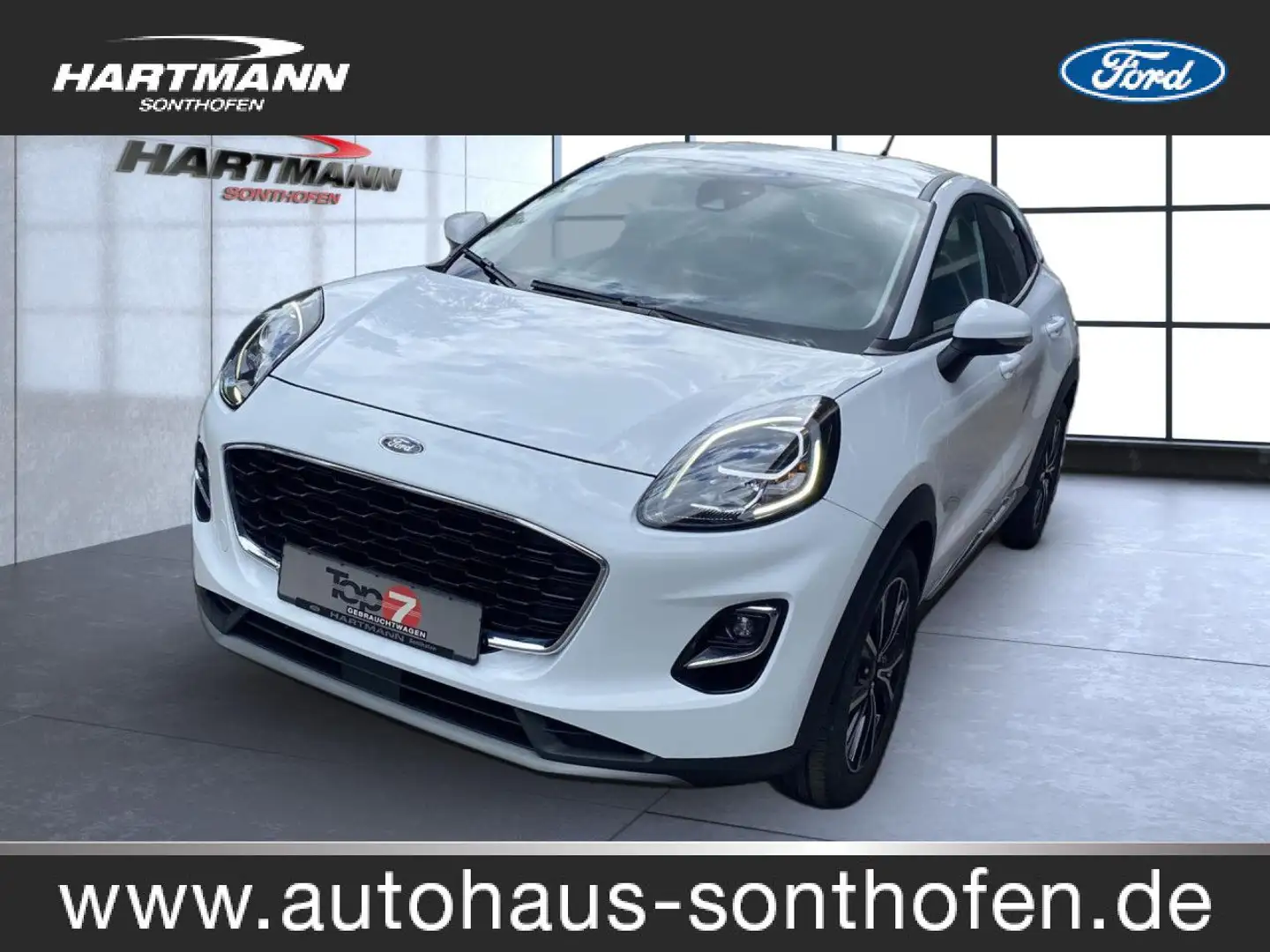 Ford Puma Titanium Design Bluetooth LED Klima Blanc - 1