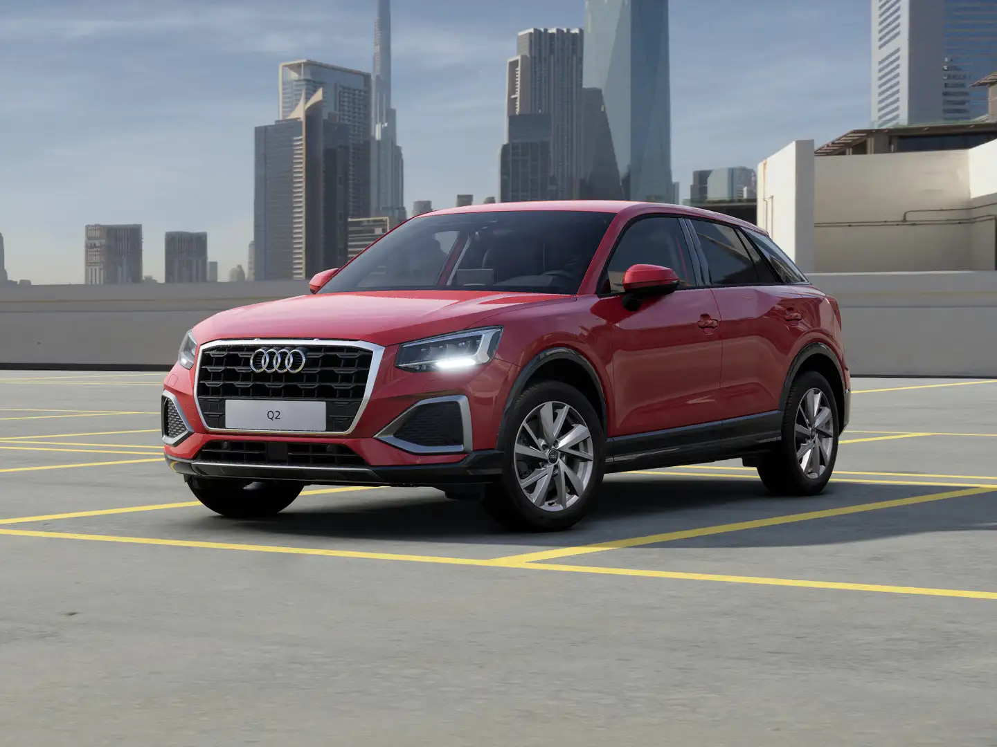 Audi Q2 35 TDI S tronic advanced LED AHK DAB Rouge - 1