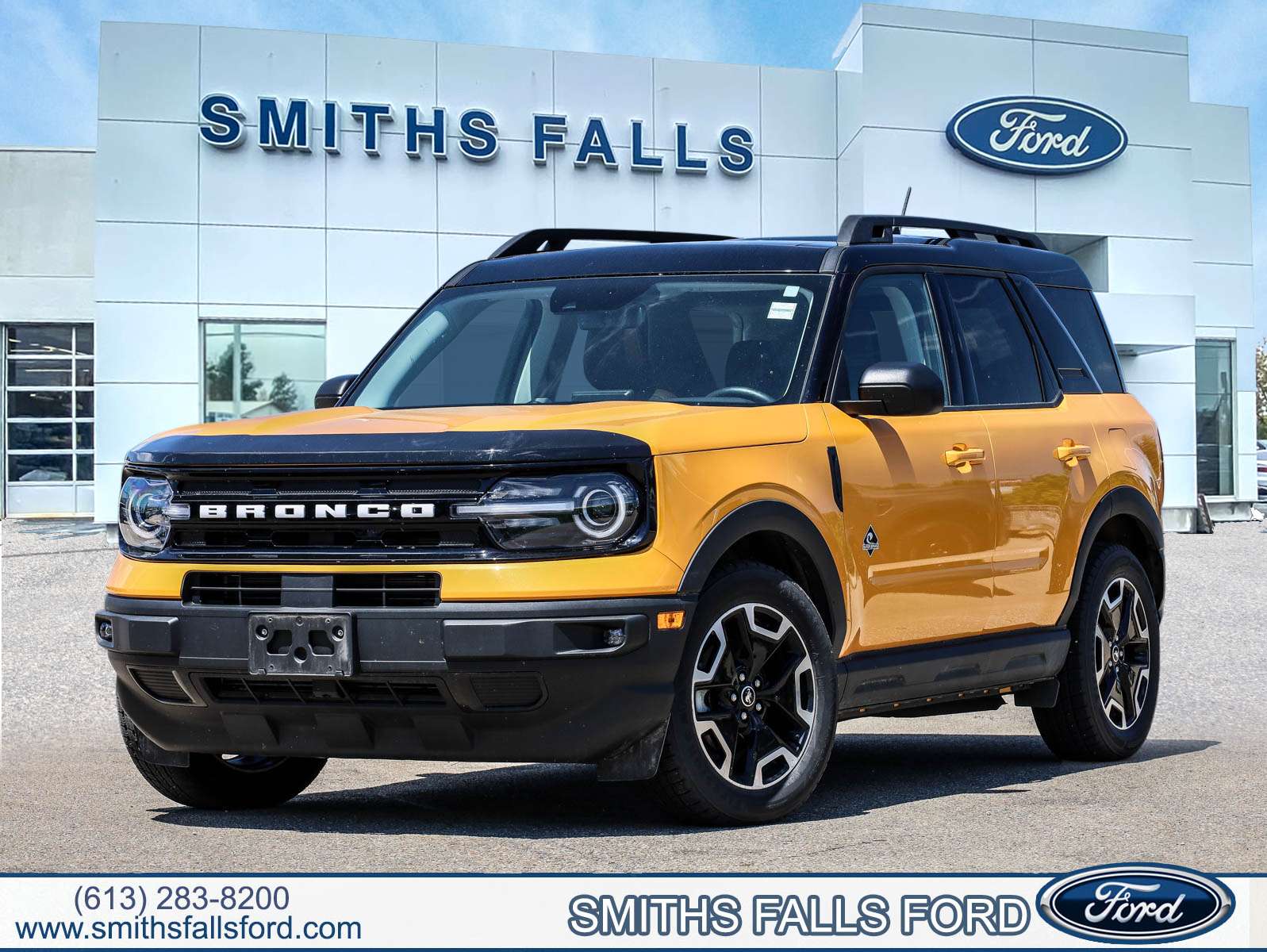 Orange 2022 Ford Bronco Sport Outer Banks AWD SUV / Crossover All-Wheel Drive Automatic