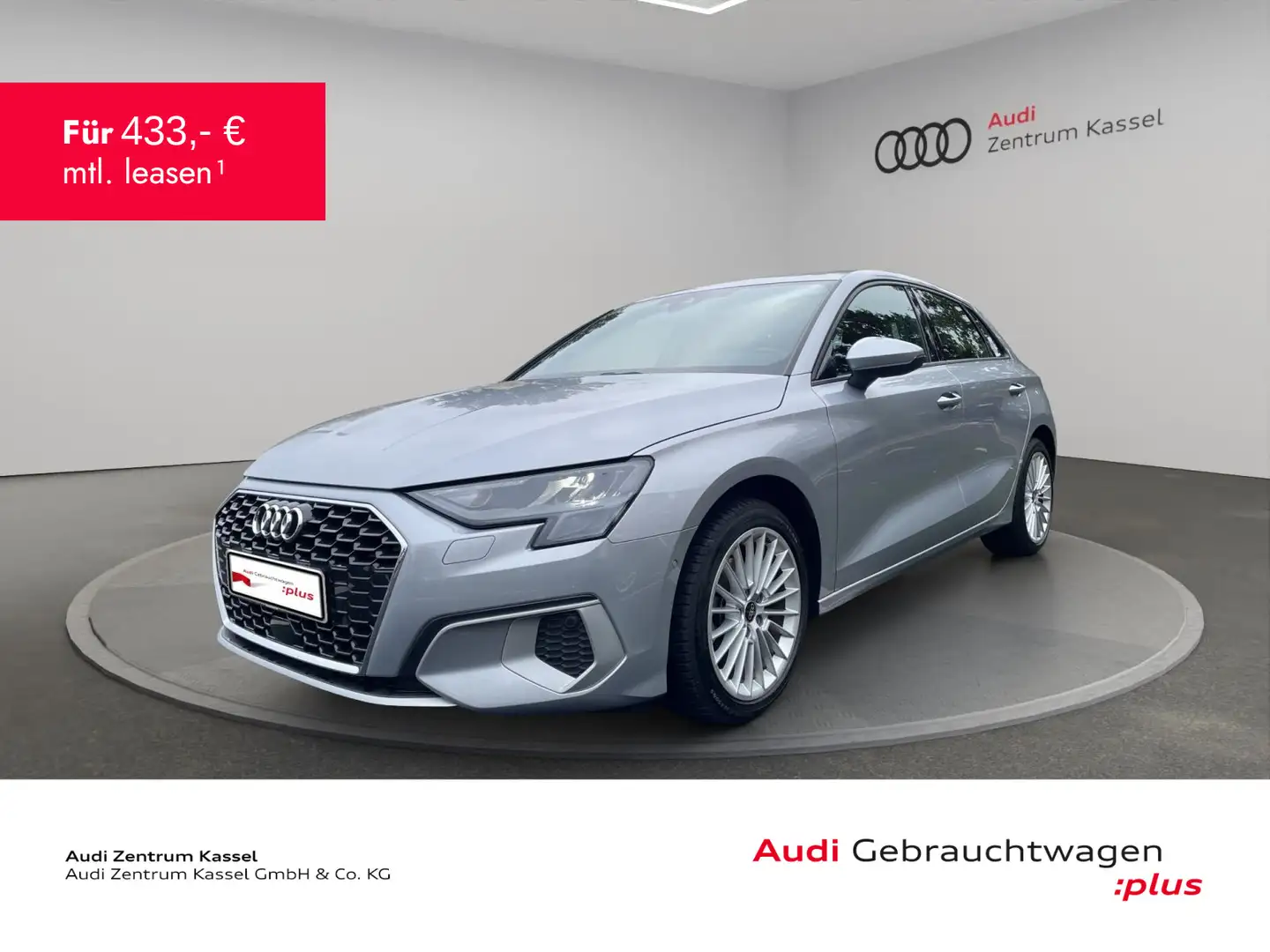 Audi A3 30 TFSI LED Navi PDC+ Teilleder Silber - 1