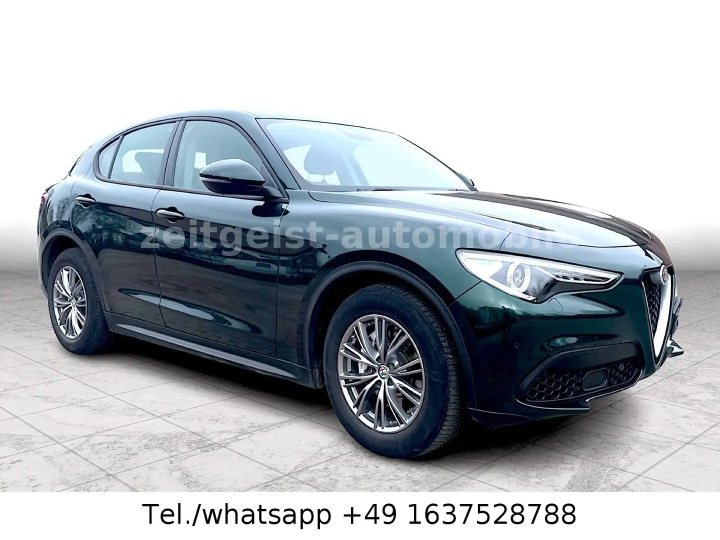 Alfa Romeo Stelvio Super*Teil-Leder*Xen*CAM*AHK*1.HAND* Verde - 1