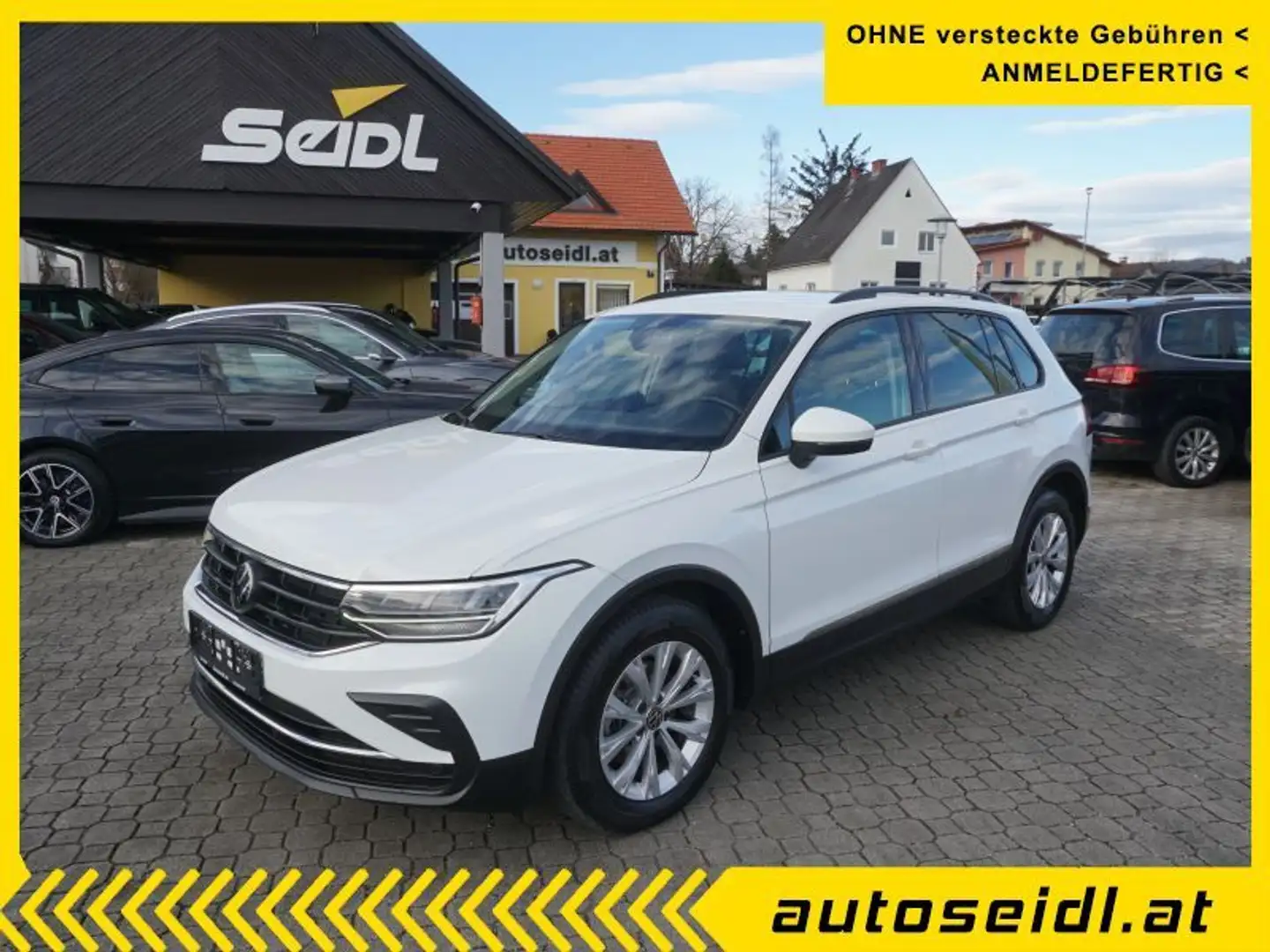 Volkswagen Tiguan 2,0 TDI Life DSG *NAVI+LED+KAMERA* Weiß - 1