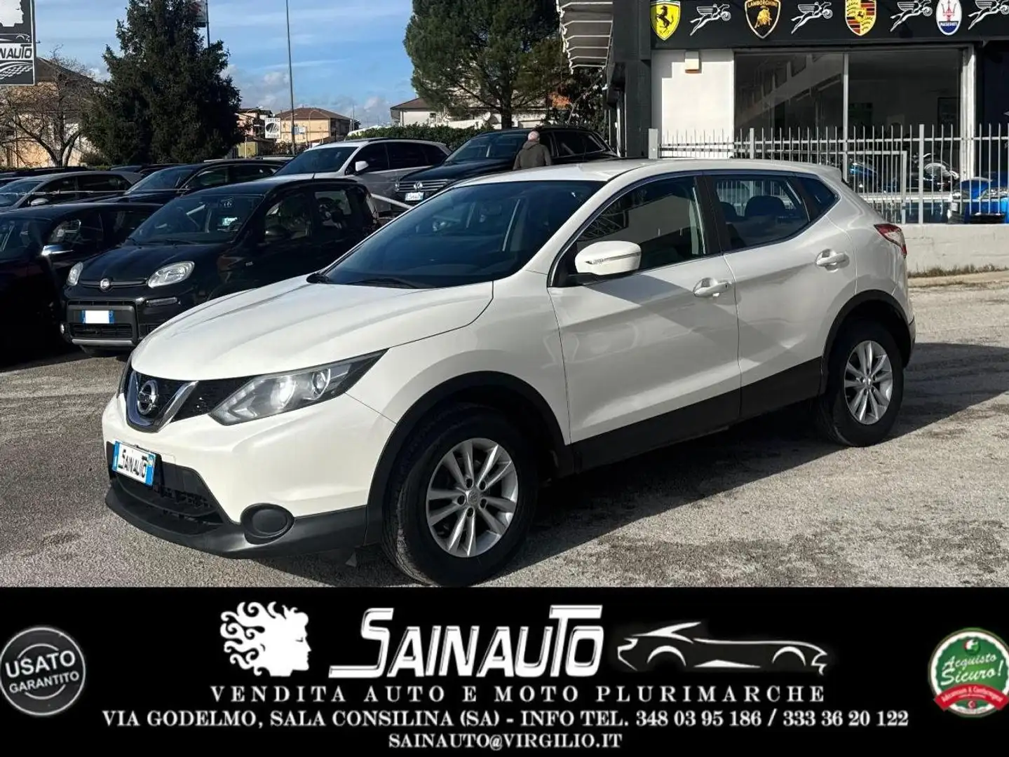 Nissan Qashqai Qashqai 1.5 dci Tekna 110cv Garanzia Weiß - 1