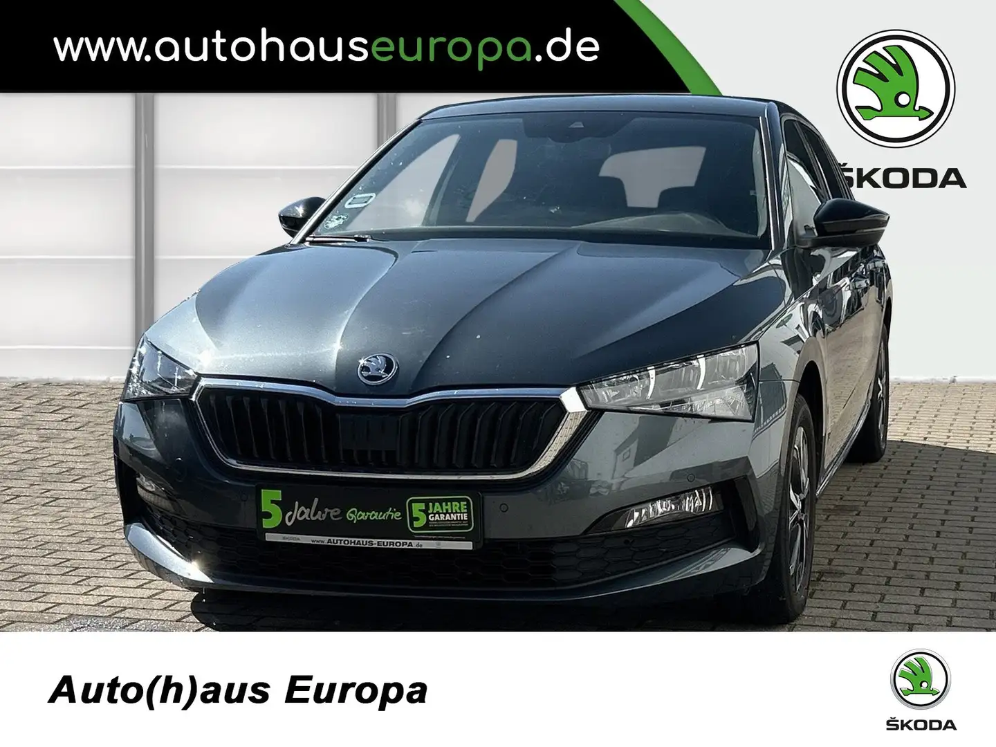 Skoda Scala 1.0 TSI Ambition KlimaA SmartLink eKlappe SHZ PDC Gris - 1