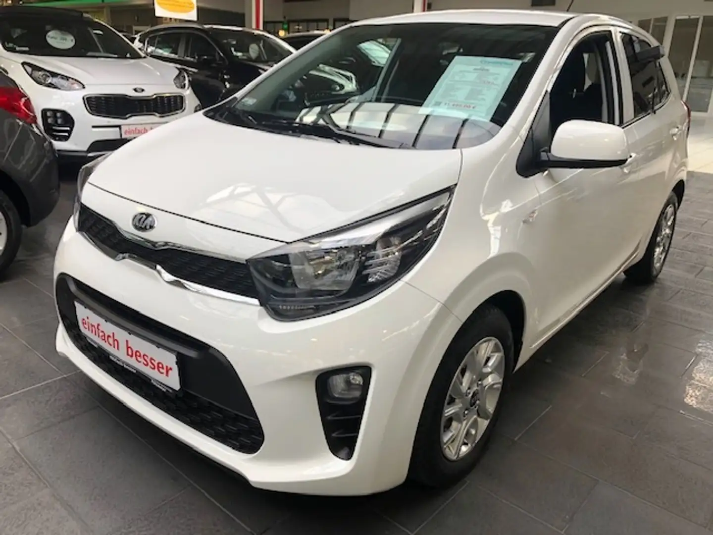 Kia Picanto 1.0 ISG Dream-Team Edition Blanc - 1