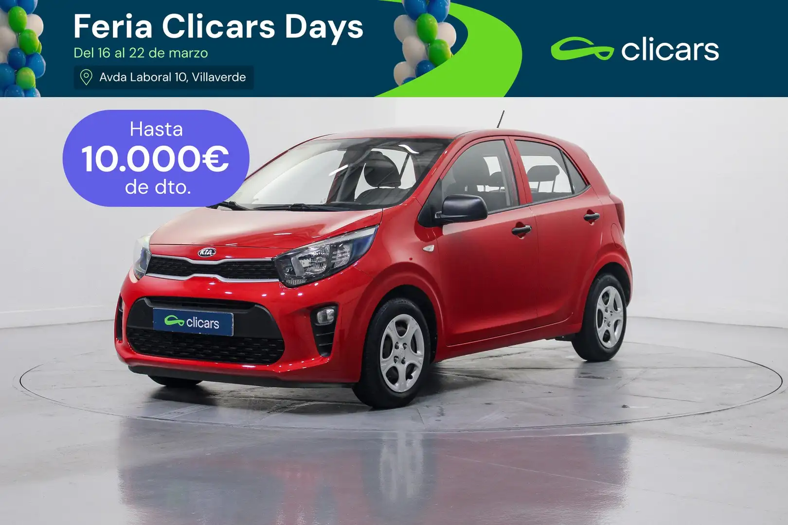 Kia Picanto 1.0 CVVTEco-Dynamics Concept Rojo - 1