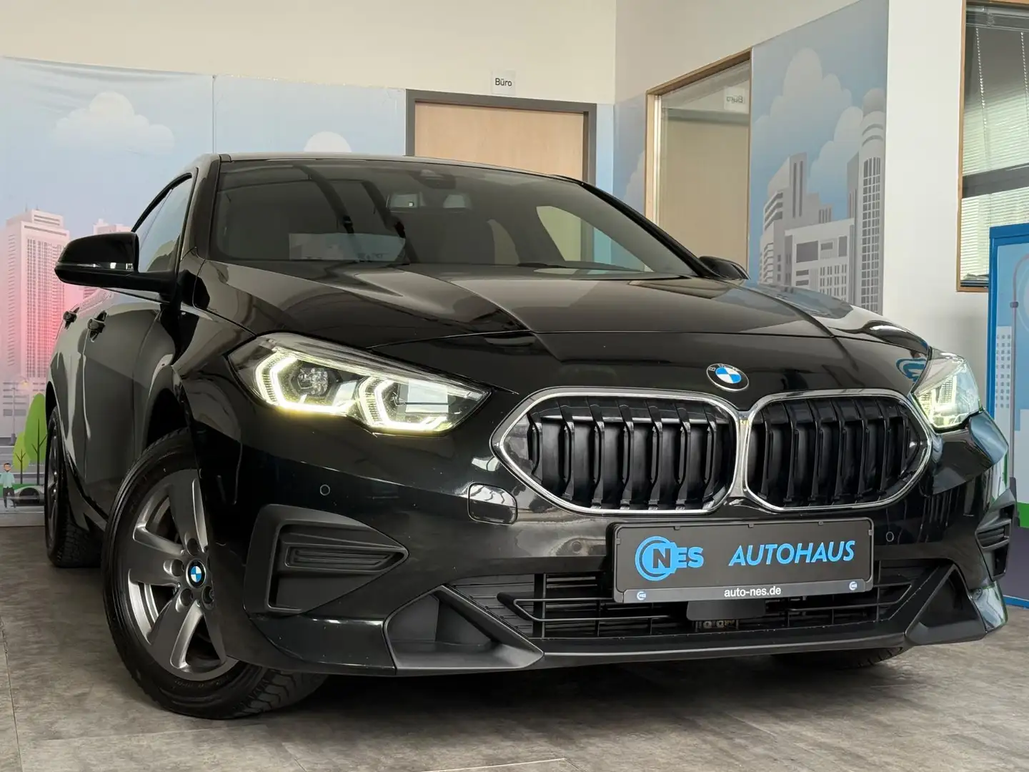 BMW 216dA Gran Coupé*T-LEDER*KAMERA*SPORTSITZE*LED* Noir - 2