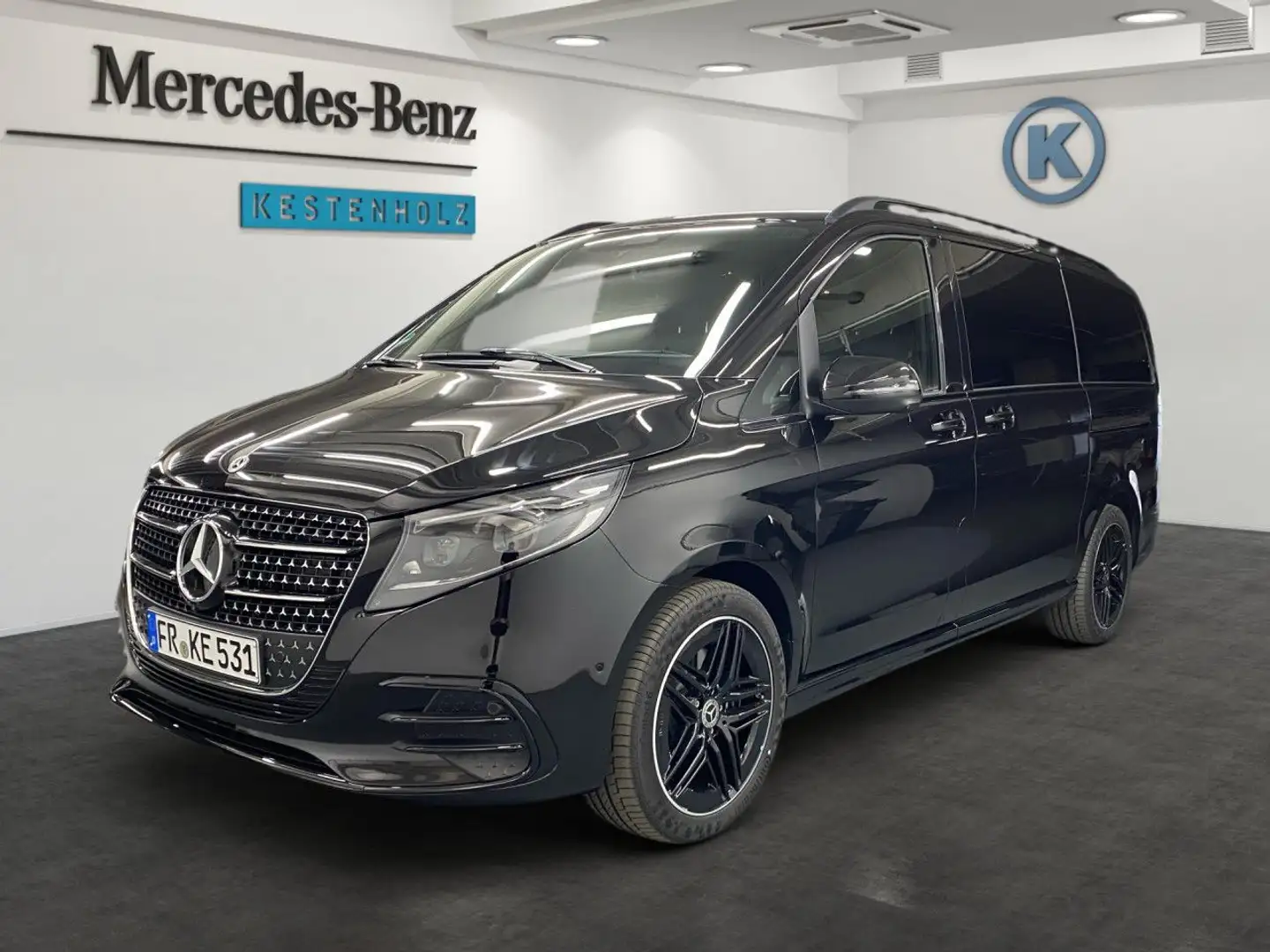 Mercedes-Benz V 300 d lang 4M  AMG WideScreen 360° Airmat Stdhzg Schwarz - 2