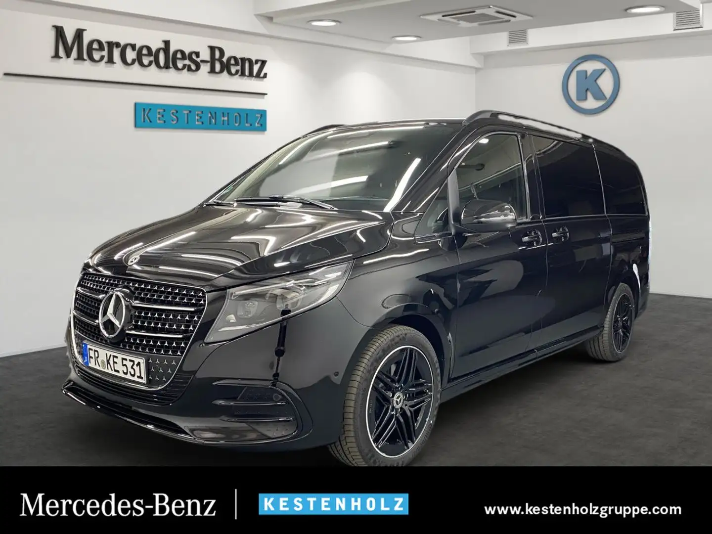 Mercedes-Benz V 300 d lang 4M  AMG WideScreen 360° Airmat Stdhzg Schwarz - 1