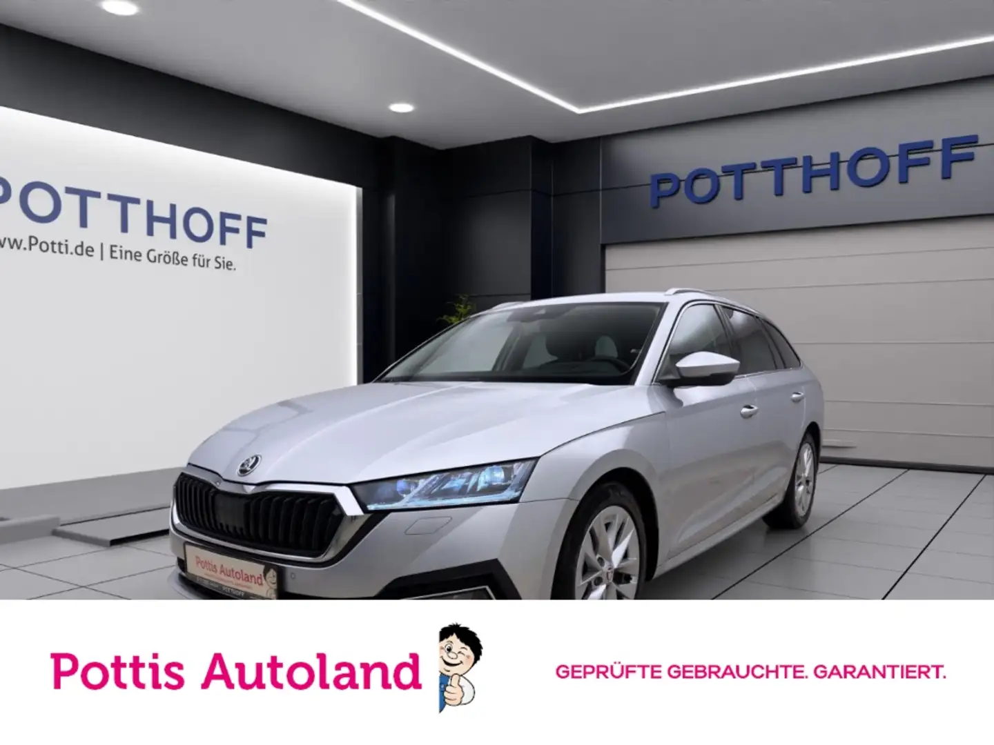 Skoda Octavia Combi 2.0 TDI DSG STYLE NAVI MATRIX PDC SITZHZG Silber - 1