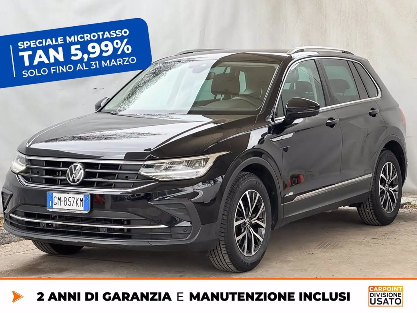 Volkswagen Tiguan 2.0 tdi life 150cv dsg Schwarz - 1