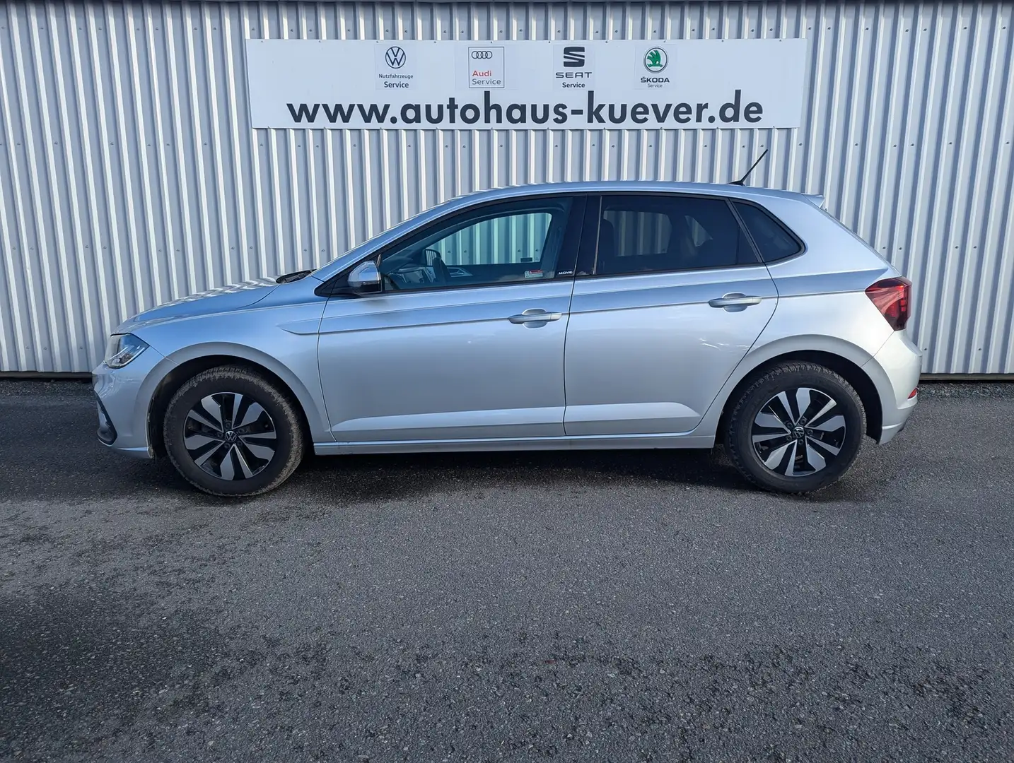 Volkswagen Polo Move 1,0 TSI DSG ACC+LED+Shzg+Einparkh.+15´´ Silber - 2