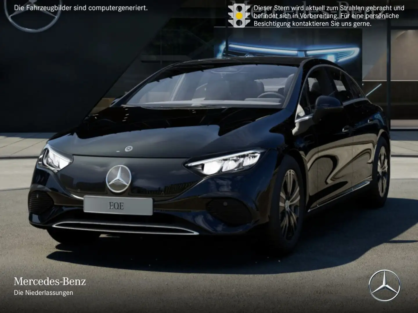 Mercedes-Benz EQE 300 Avantgarde WideScreen Pano LED Kamera PTS Black - 2