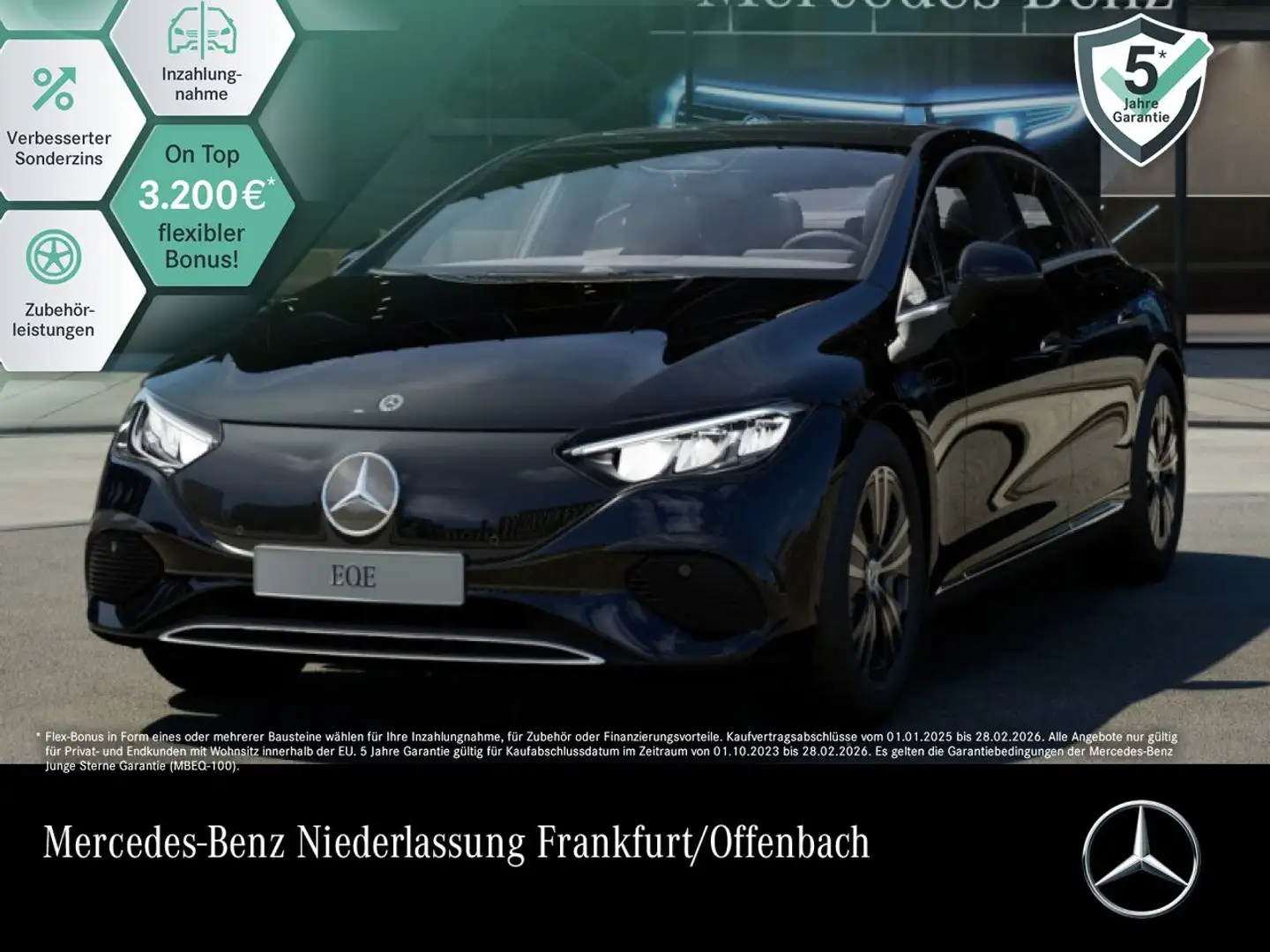 Mercedes-Benz EQE 300 Avantgarde WideScreen Pano LED Kamera PTS Black - 1