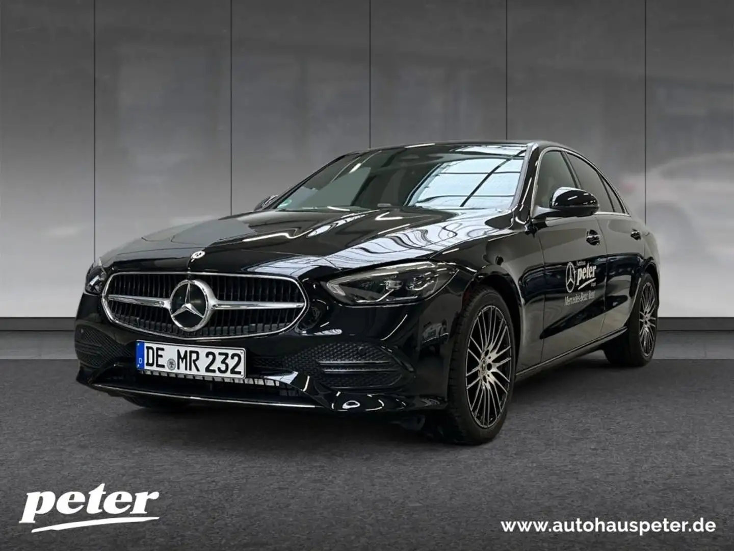 Mercedes-Benz C 180 Avantgarde, Panoramadach, AHV Schwarz - 1
