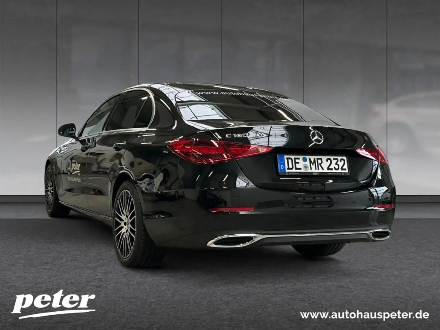 Mercedes-Benz C 180 Avantgarde, Panoramadach, AHV Schwarz - 2