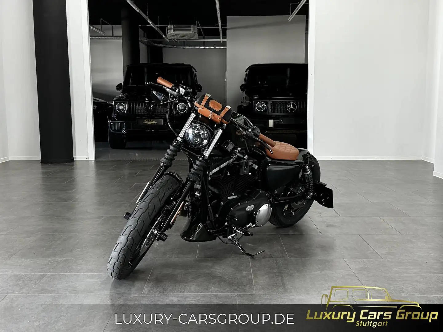 Harley-Davidson Sportster Custom Bobber Sonderlack-Leder-Rick`s Verde - 1