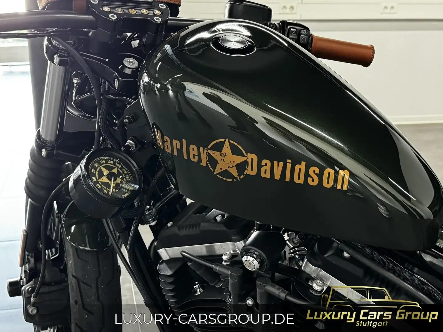 Harley-Davidson Sportster Custom Bobber Sonderlack-Leder-Rick`s Verde - 2